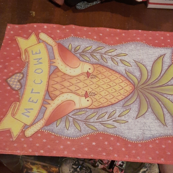 WELCOME FLAG size 17.5 " x 12.5 " - Picture 3 of 3